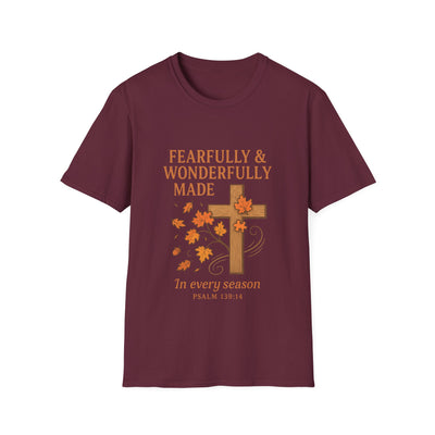 Fearfully And Wonderfully Made T-Shirt - Soft Unisex Tee