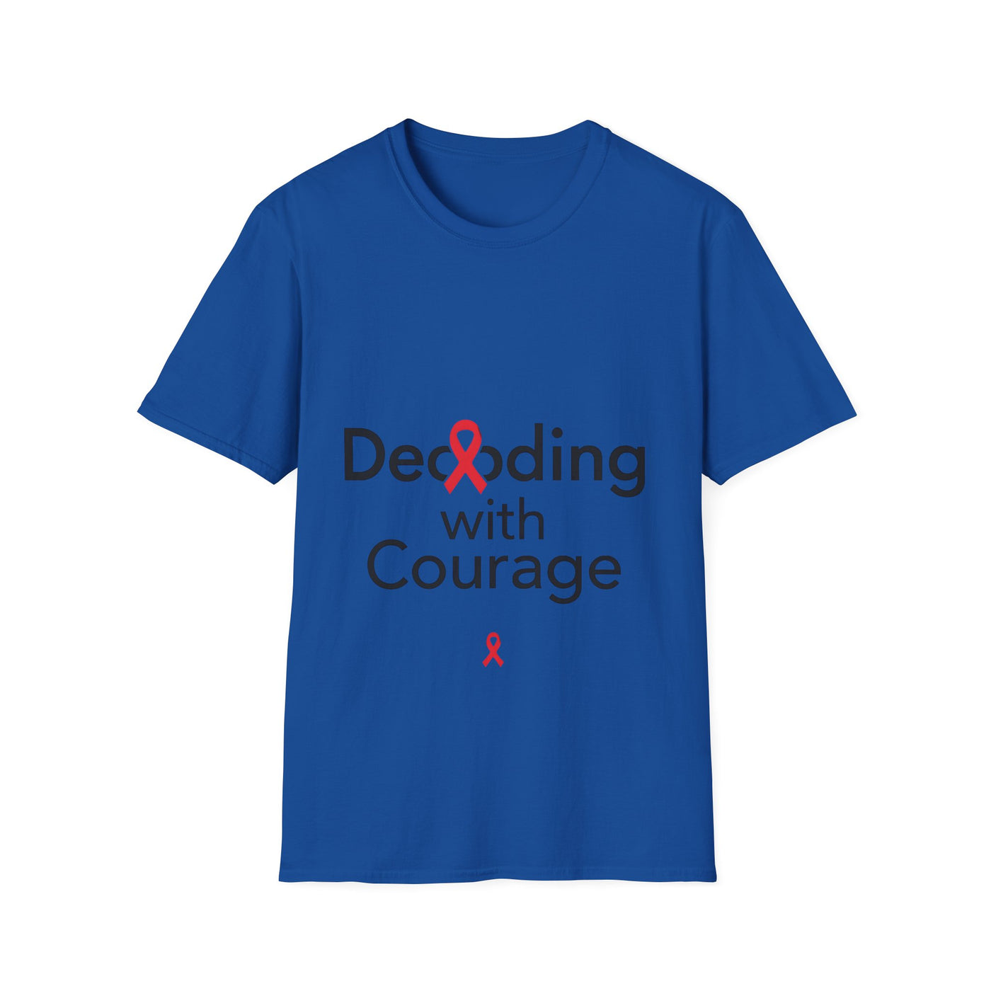 Decoding with Courage Dyslexia Awareness T-Shirt - Soft Unisex Tee