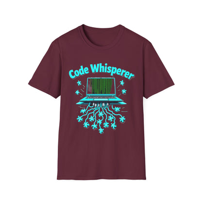 Code Whisperer Autism Pride T-Shirt – Neurodivergent Programmer Puzzle Piece Shirt