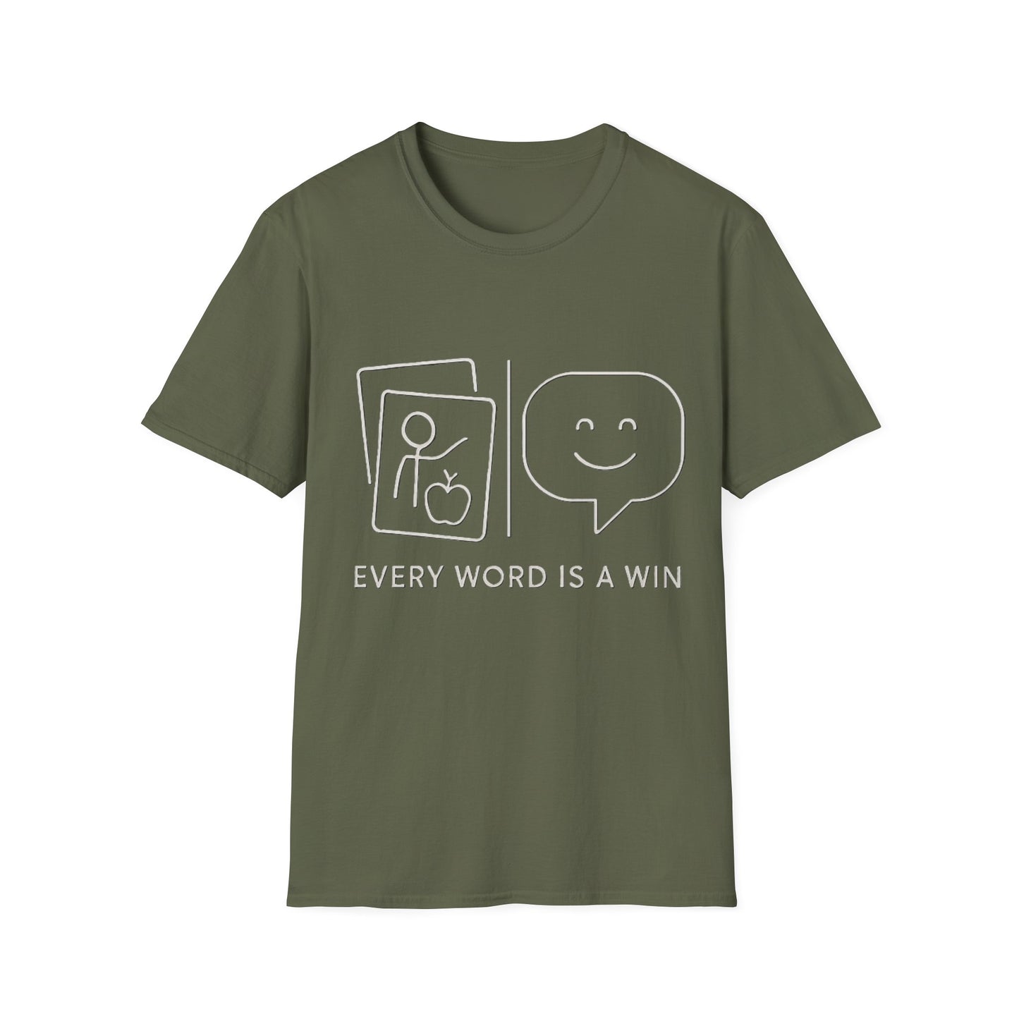 Every Word Is a Win – Autism Communication Progress T-Shirt