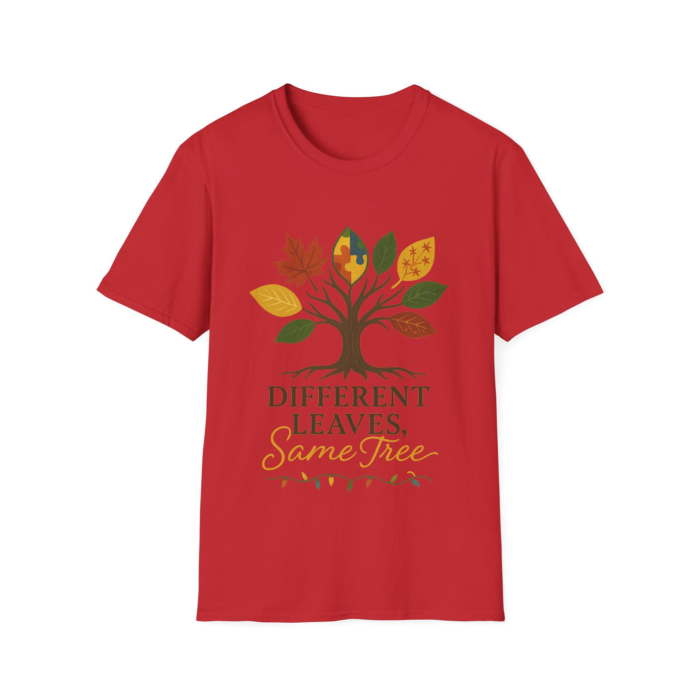 Different Leaves Same Tree T-Shirt - Soft Unisex Tee