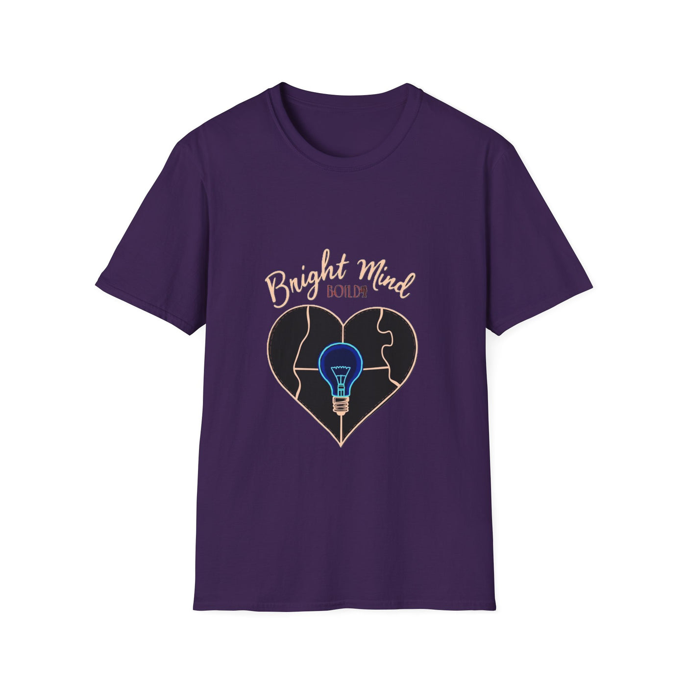 Bold Mind Bright Heart T-Shirt - Soft Unisex Tee