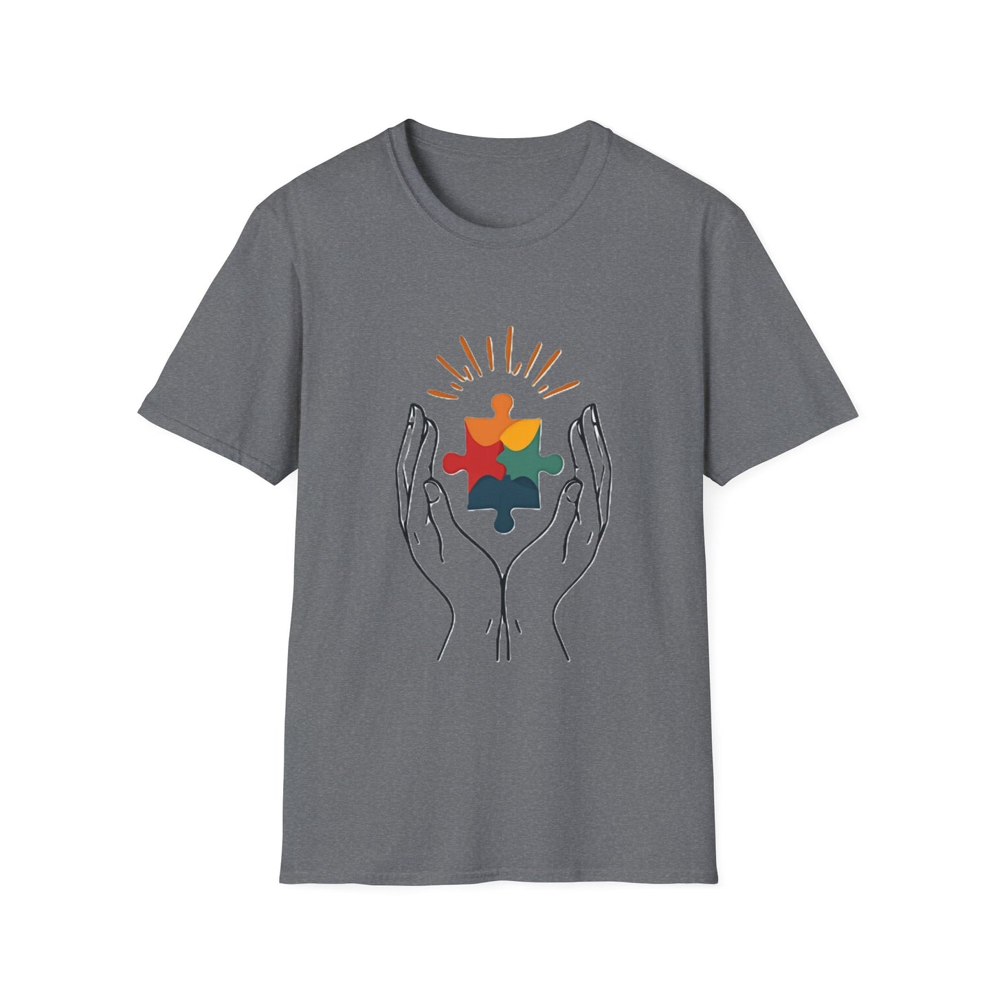 Autism Acceptance Hands of Hope T-Shirt – Neurodiversity Support & Inclusion Tee