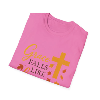 Grace Falls Like Leaves T-Shirt - Soft Unisex Tee