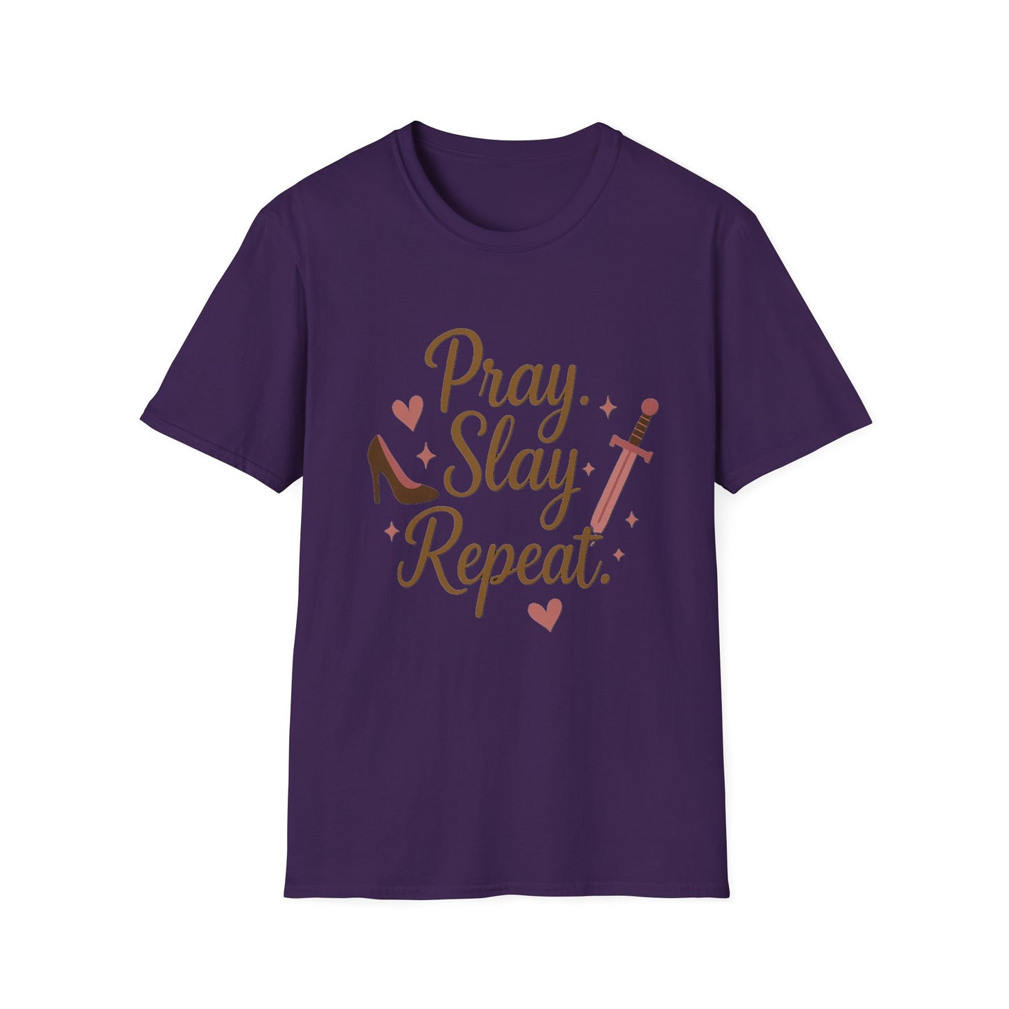 Pray Slay Repeat Shirt – Empowering Women's Strength T-Shirt with Inspirational Design