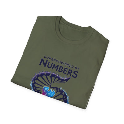 Superpowered By Numbers T-Shirt - Soft Unisex Tee