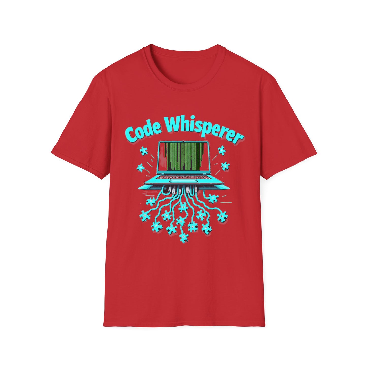 Code Whisperer Autism Pride T-Shirt – Neurodivergent Programmer Puzzle Piece Shirt
