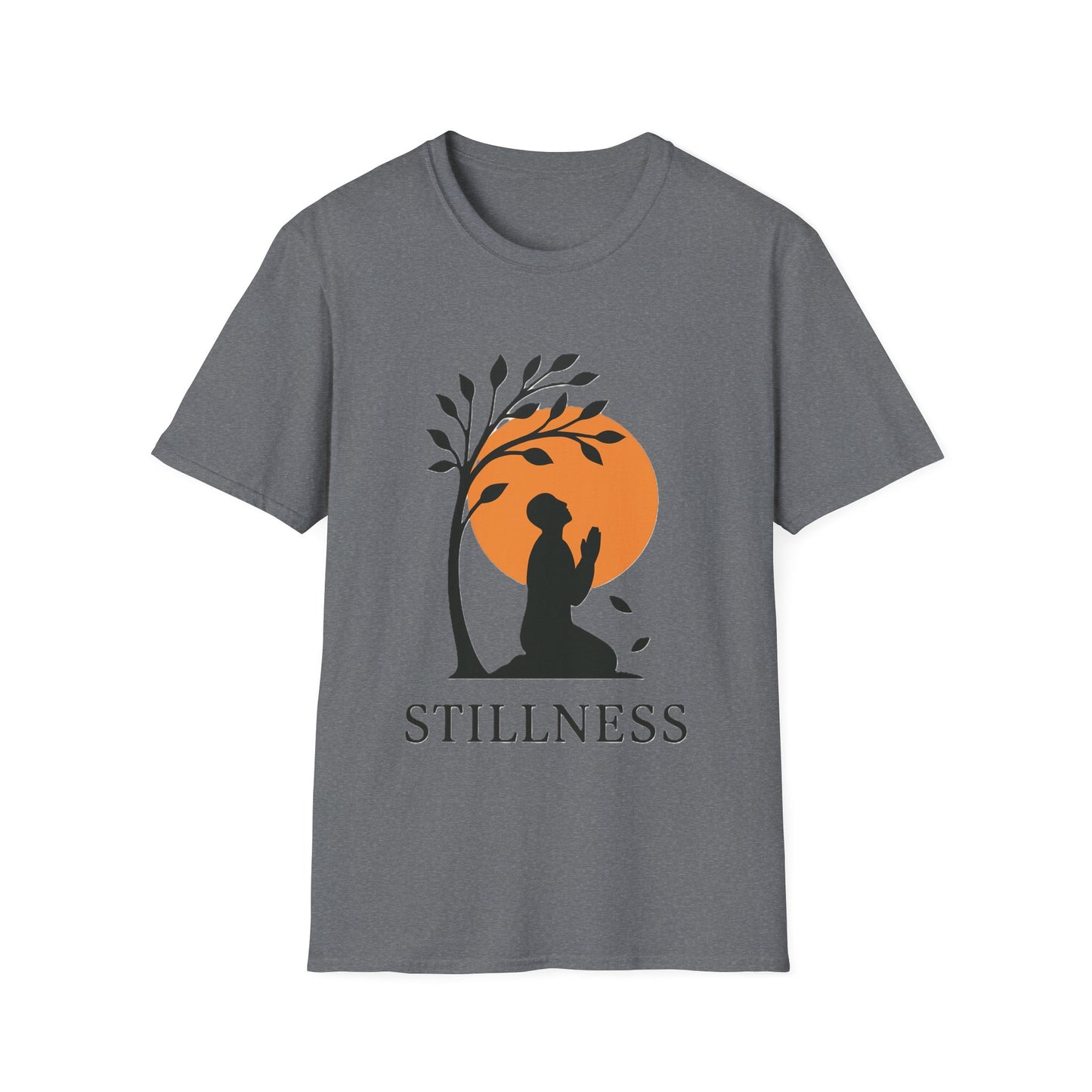 Stillness Christian T-Shirt – Faith, Prayer & Peace-Inspired Minimalist Tee