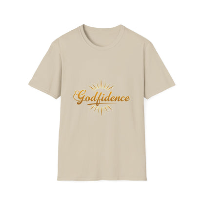 Godfidence Christian T-Shirt – Faith Over Fear Inspirational Christian Tee