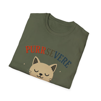 Purrsevere T-Shirt - Soft Unisex Tee