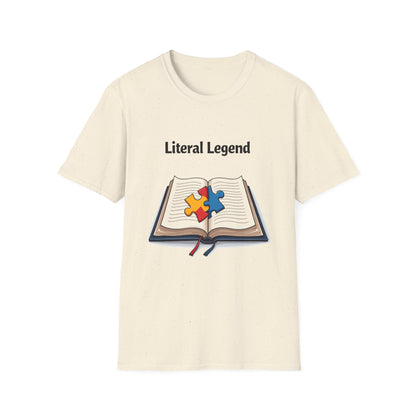 Literal Legend Shirt – Puzzle Piece Design for Autism Advocacy and Pride