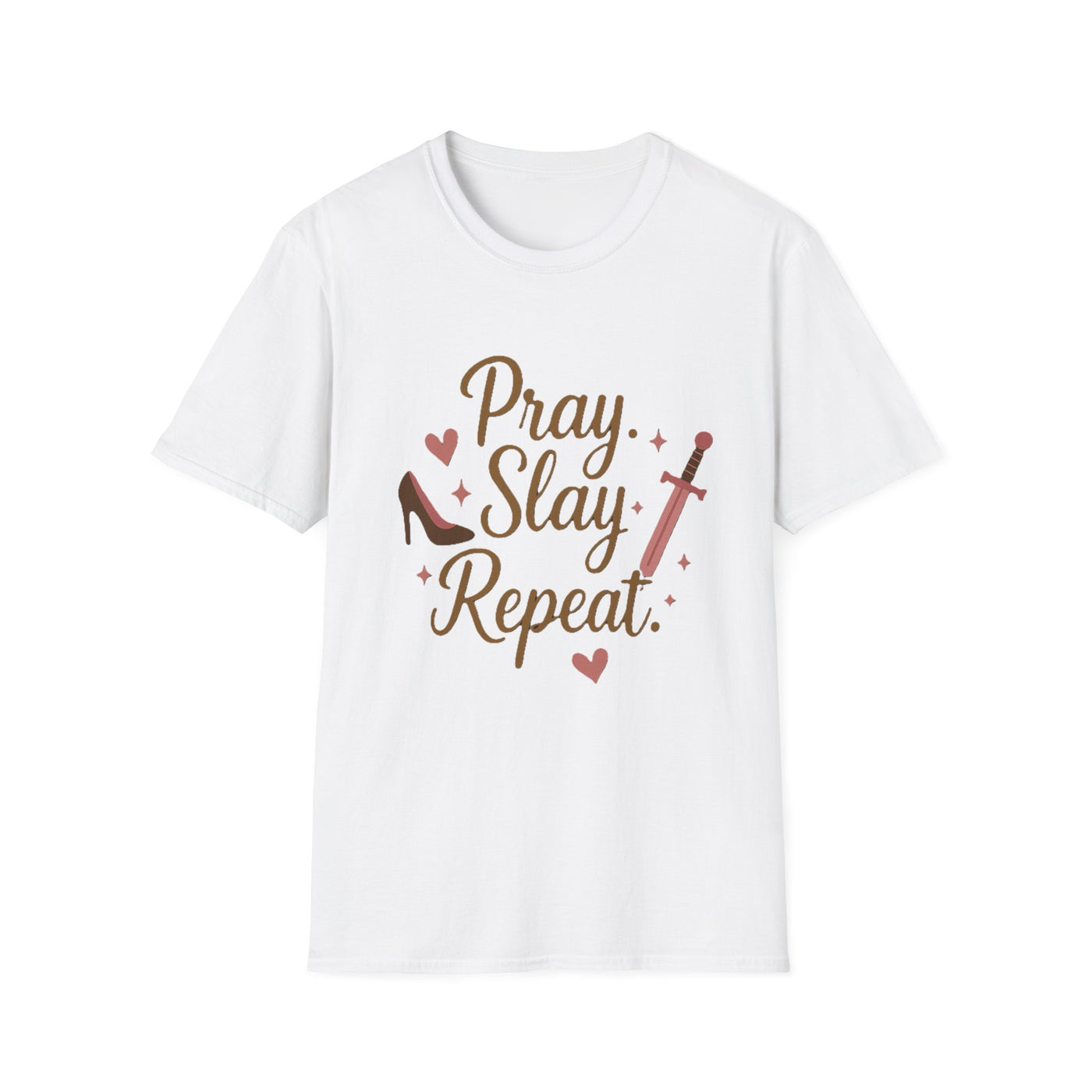 Pray Slay Repeat T-Shirt - Soft Women's Tee
