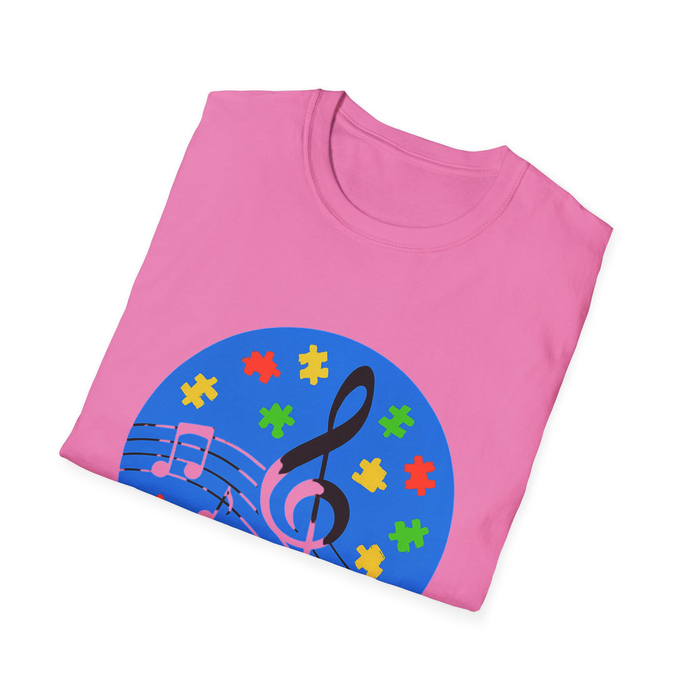Autism Awareness Music T-Shirt - Soft Unisex Tee