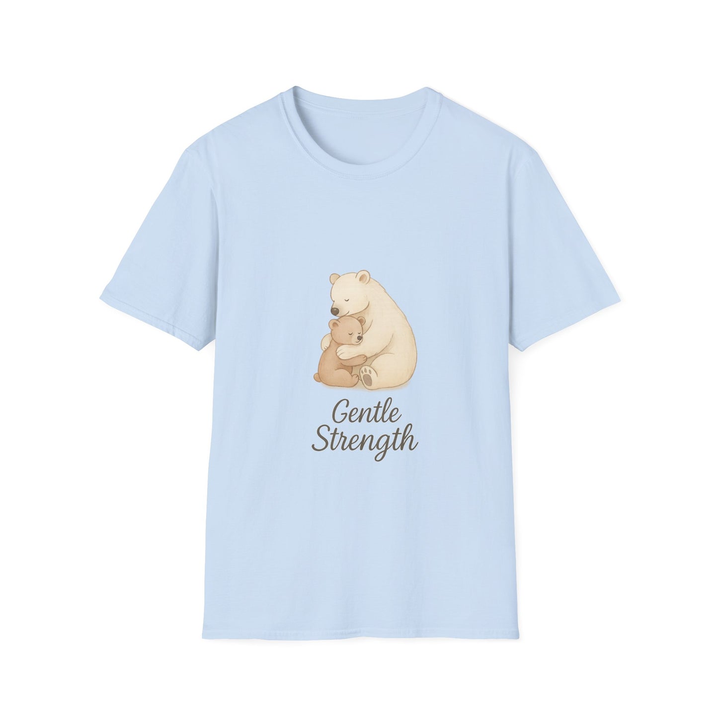 Gentle Strength Shirt – Bear & Cub T-Shirt for Compassion, Love, and Family