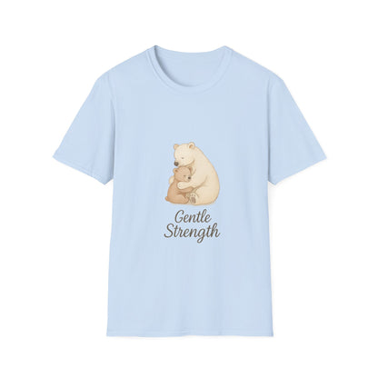 Gentle Strength Shirt – Bear & Cub T-Shirt for Compassion, Love, and Family