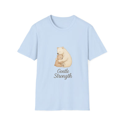 Gentle Strength Bear T-Shirt - Soft Unisex Tee, Comfort Wear