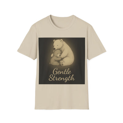 Gentle Strength Bear T-Shirt - Soft Unisex Tee, Comfort Wear