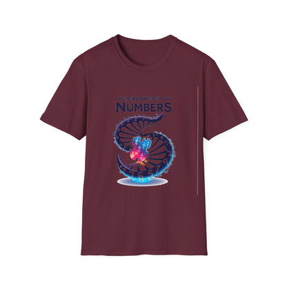 Superpowered by Numbers Graphic T-Shirt – Symbolic Energy Design