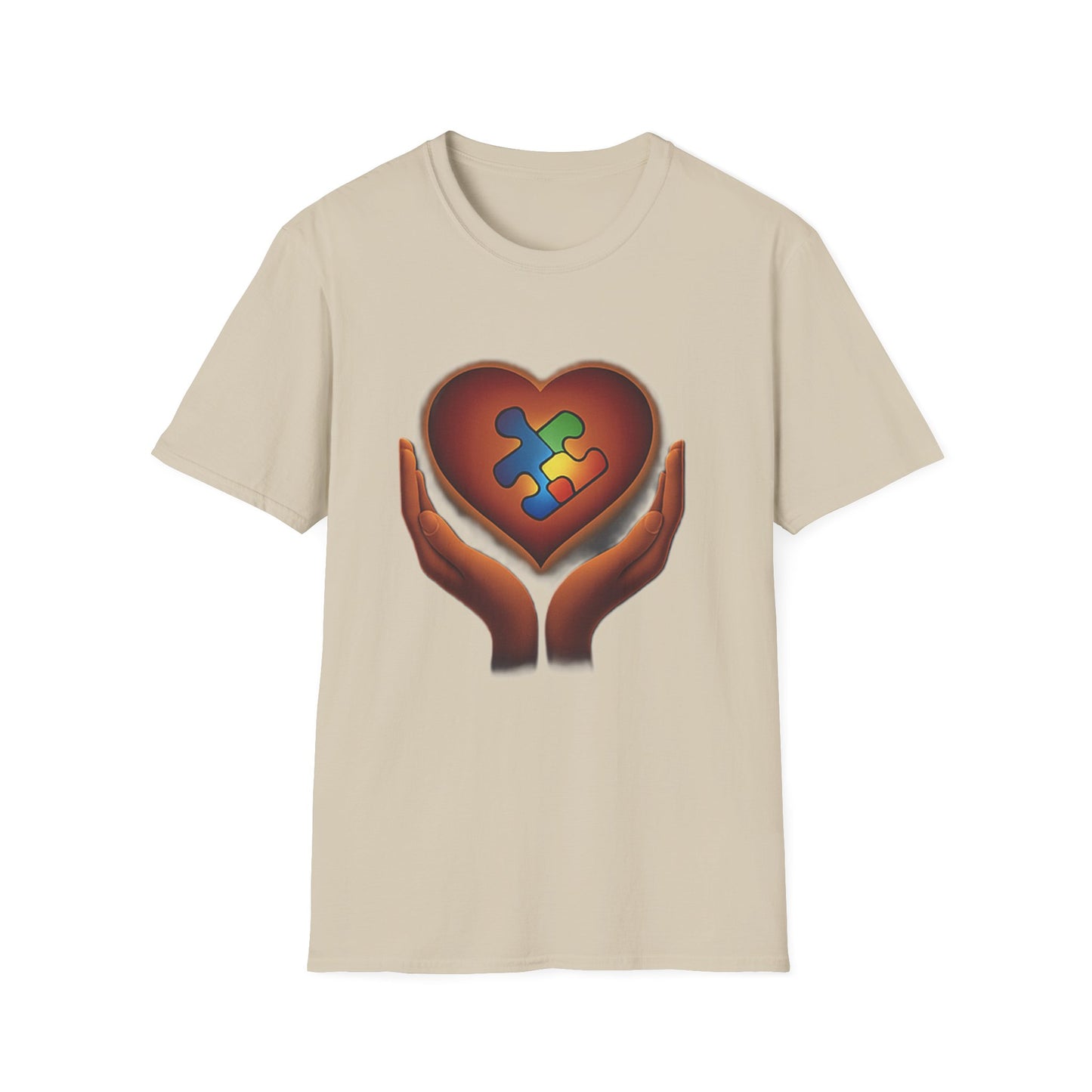 Puzzle Heart Hands Shirt – Love, Autism Awareness & Support T-shirt