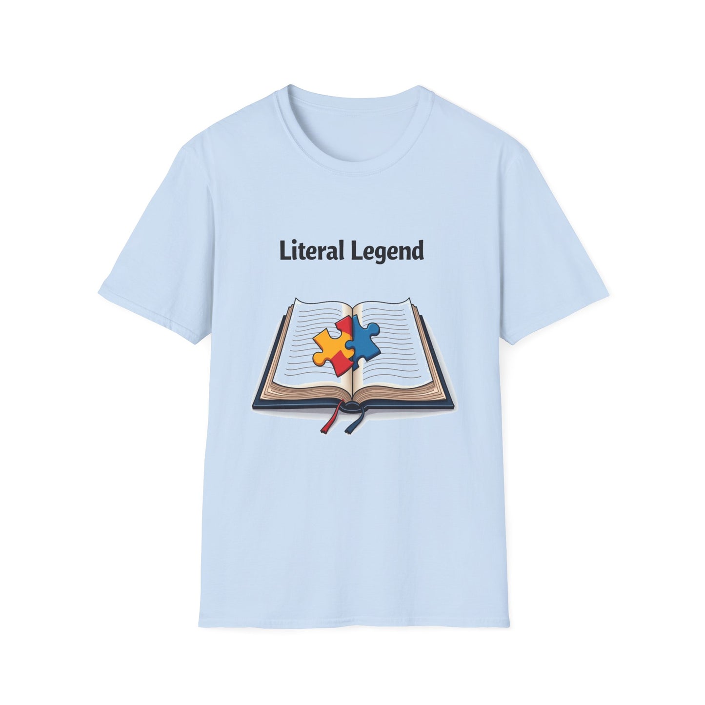 Literal Legend Shirt – Puzzle Piece Design for Autism Advocacy and Pride