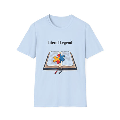 Literal Legend Shirt – Puzzle Piece Design for Autism Advocacy and Pride