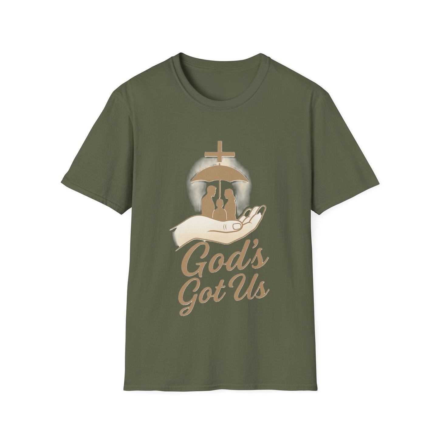 God’s Got Us Christian T-Shirt – Faith Family Protection Cross Shirt