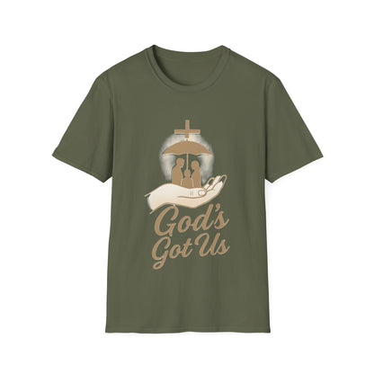 God’s Got Us Christian T-Shirt – Faith Family Protection Cross Shirt