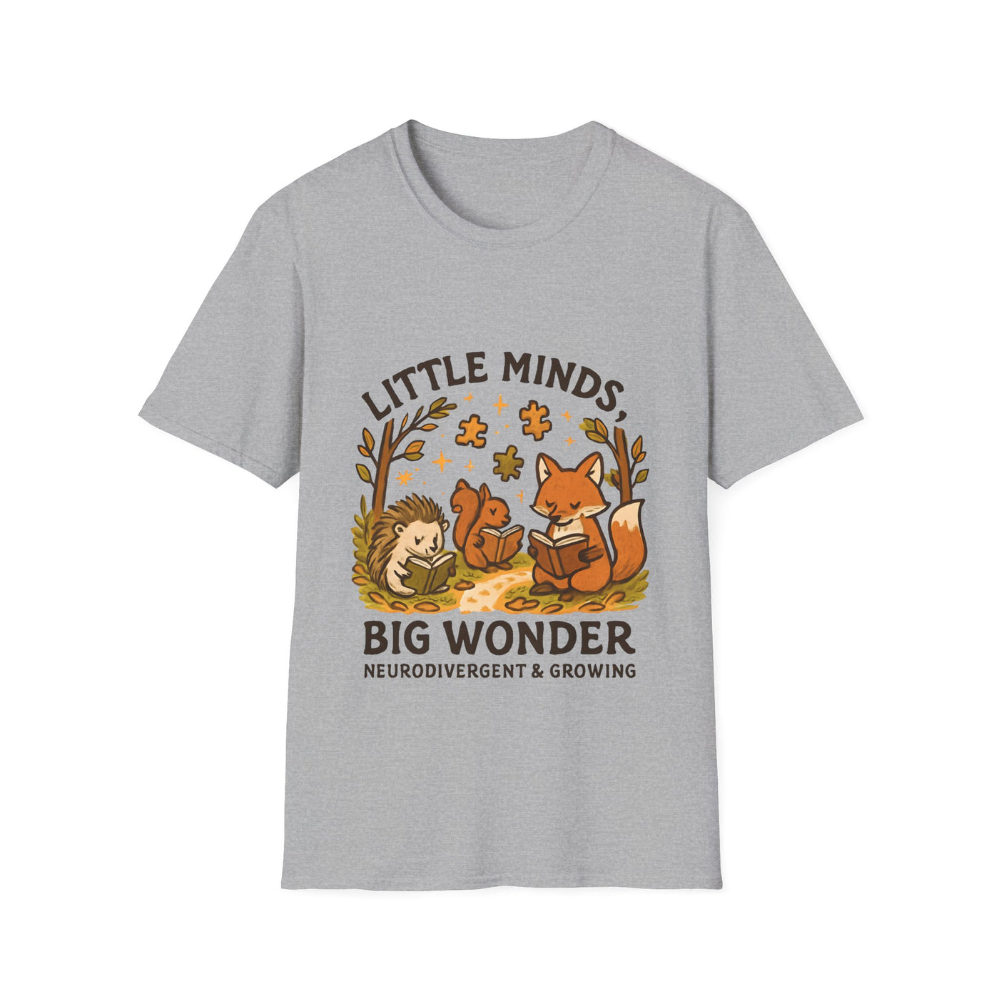 Little Minds, Big Wonders, Neurodivergent T-Shirt - Soft Unisex Tee