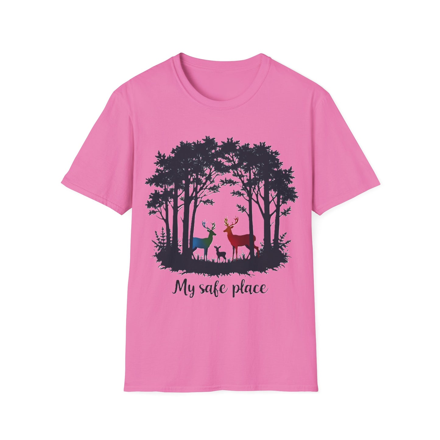 My Safe Place Deer Shirt – Peaceful Forest T-shirt for Nature Lovers