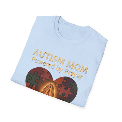 Autism Mum Powered By Prayer T-Shirt - Soft Women's Tee