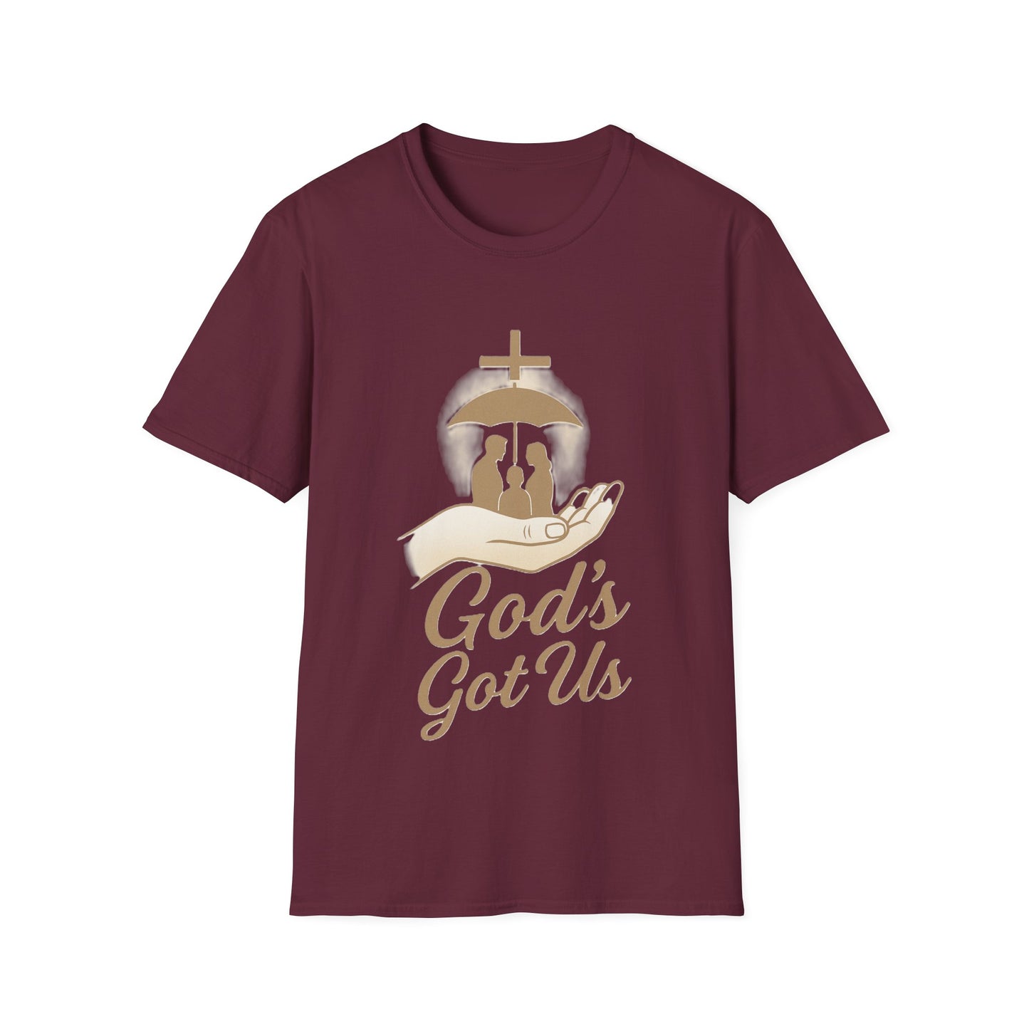 God’s Got Us Christian T-Shirt – Faith Family Protection Cross Shirt