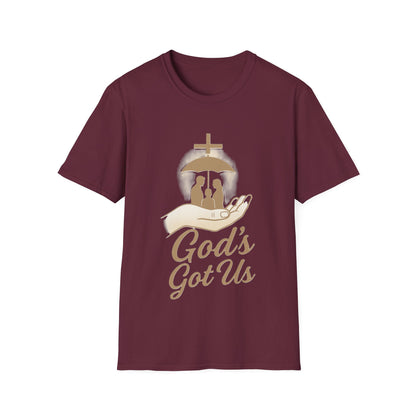 God’s Got Us Christian T-Shirt – Faith Family Protection Cross Shirt
