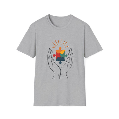 Autism Acceptance Hands of Hope T-Shirt – Neurodiversity Support & Inclusion Tee