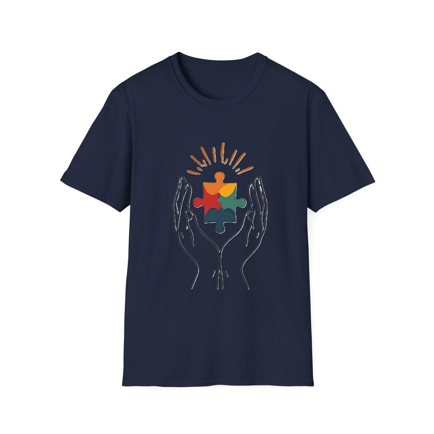 Autism Acceptance Hands of Hope T-Shirt – Neurodiversity Support & Inclusion Tee