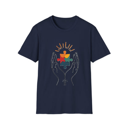Autism Acceptance Hands of Hope T-Shirt – Neurodiversity Support & Inclusion Tee