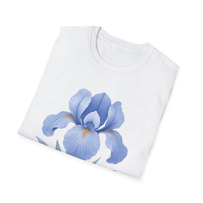 Iris Bloom T-Shirt - Soft Unisex Tee