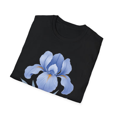 Iris Bloom T-Shirt - Soft Unisex Tee