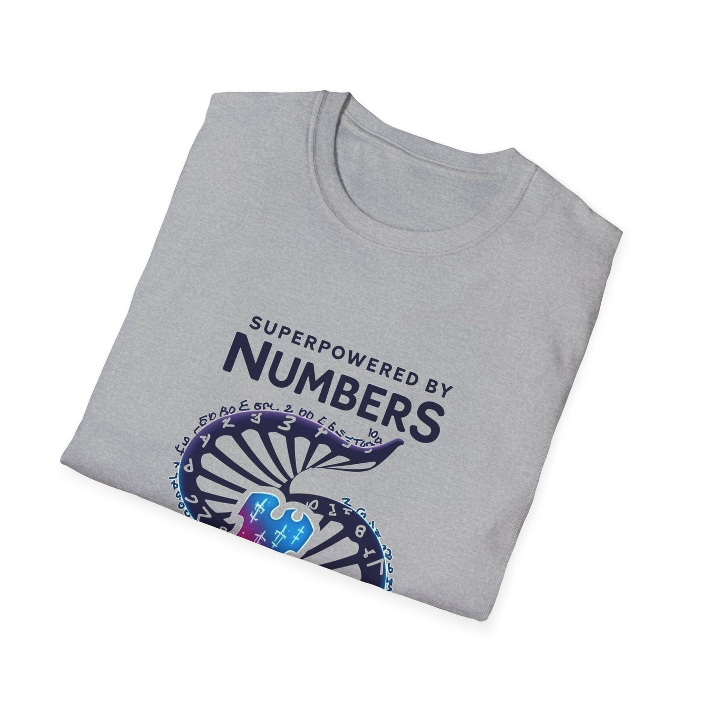 Superpowered By Numbers T-Shirt - Soft Unisex Tee
