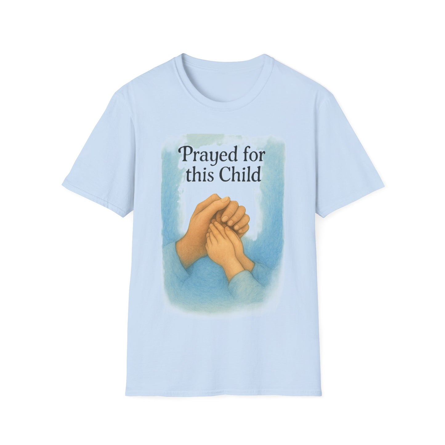 Prayed For This Child T-Shirt | Christian Parenting Faith Tee | New Baby & Adoption Miracle Graphic Shirt