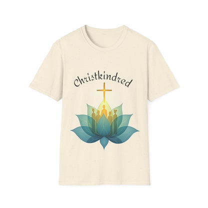 Christkindred T-Shirt – Christian Faith Shirt with Cross & Lotus Design