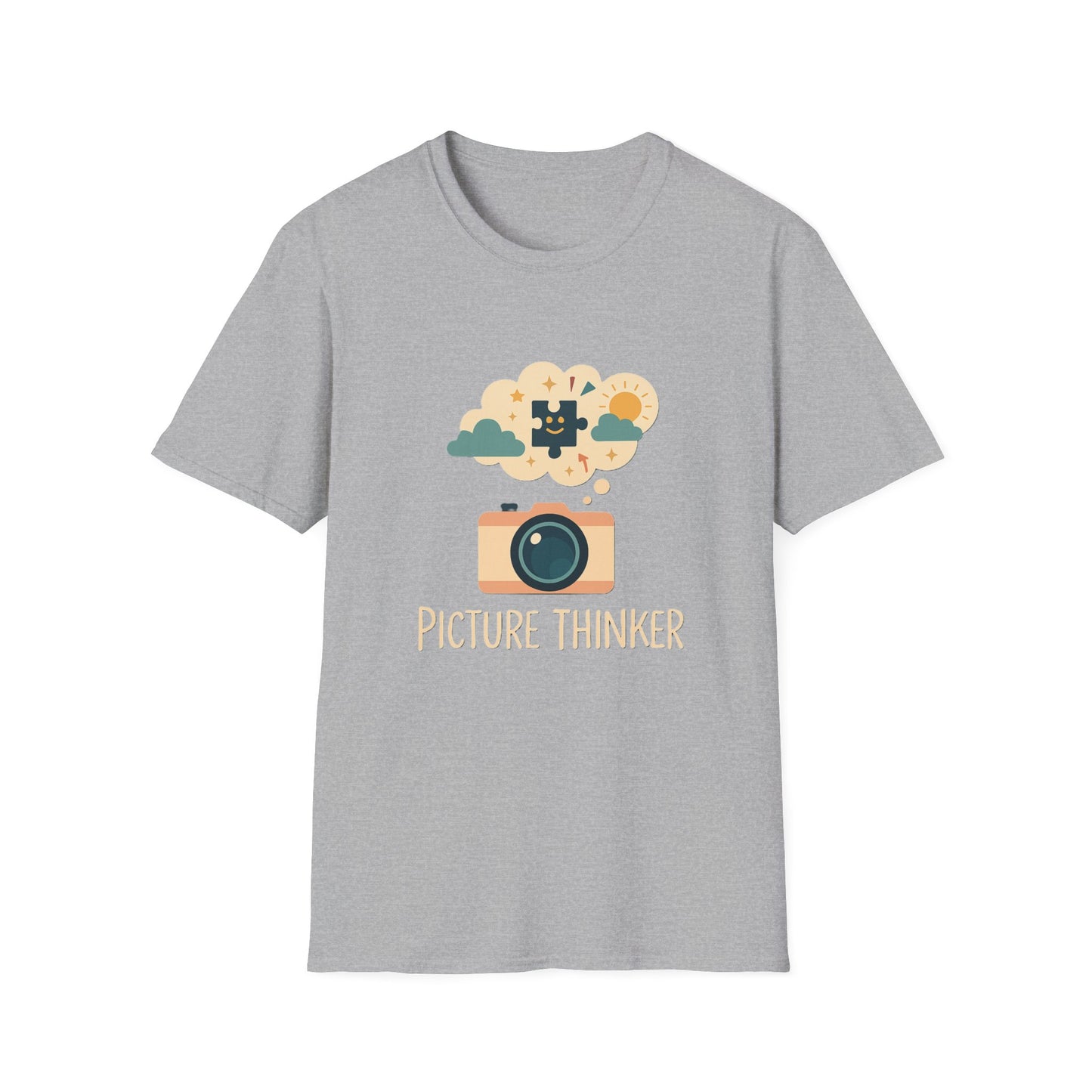 Picture Thinker Shirt – Creative Autism Awareness & Puzzle Thinking T-shirt