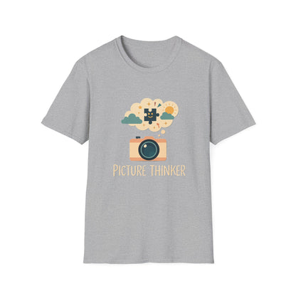 Picture Thinker Shirt – Creative Autism Awareness & Puzzle Thinking T-shirt