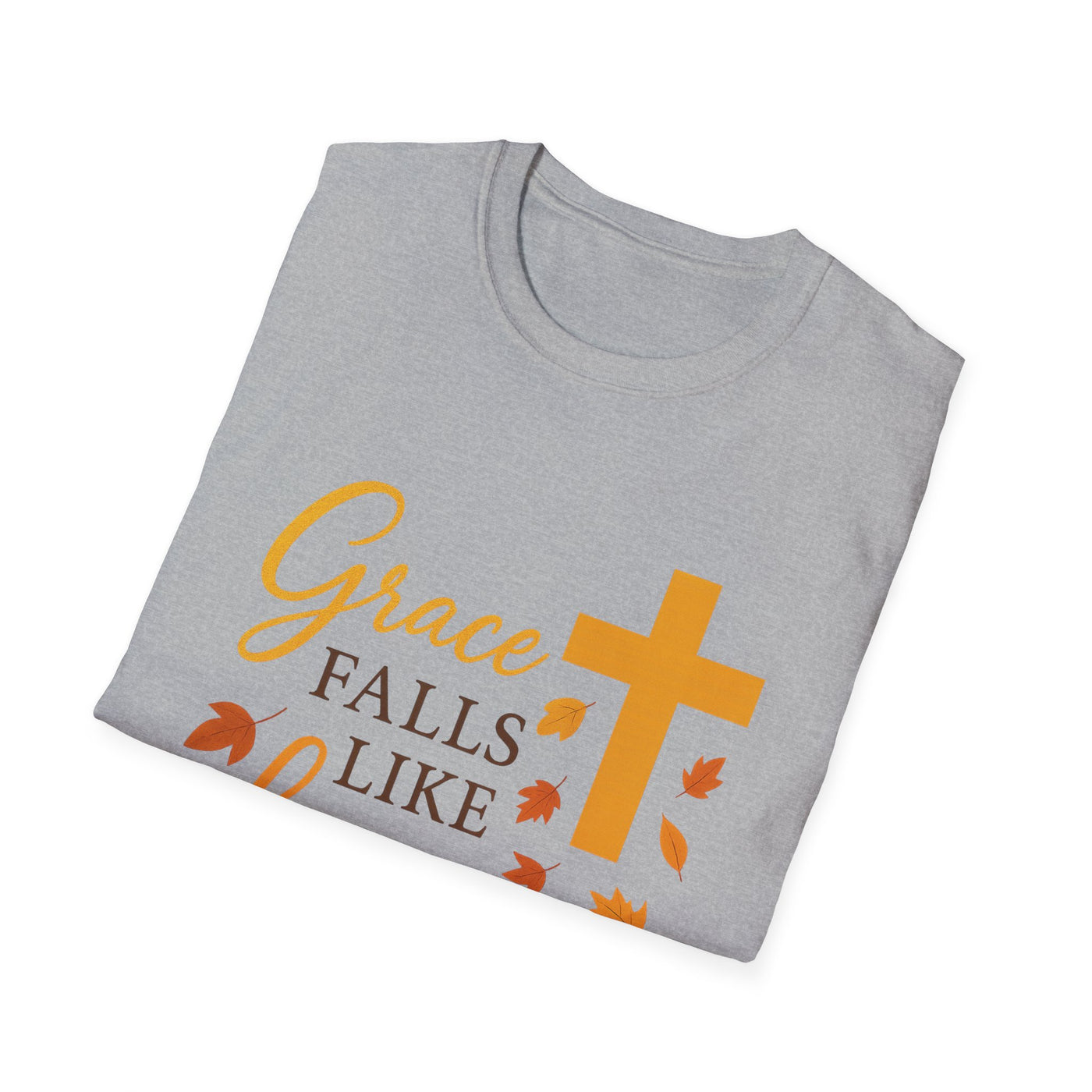 Grace Falls Like Leaves T-Shirt - Soft Unisex Tee
