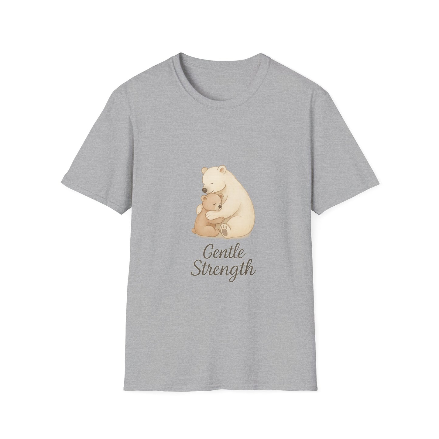 Gentle Strength Shirt – Bear & Cub T-Shirt for Compassion, Love, and Family