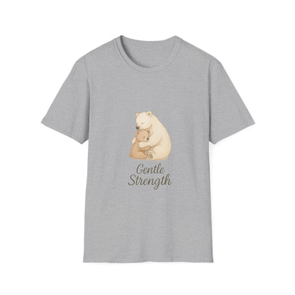 Gentle Strength Shirt – Bear & Cub T-Shirt for Compassion, Love, and Family
