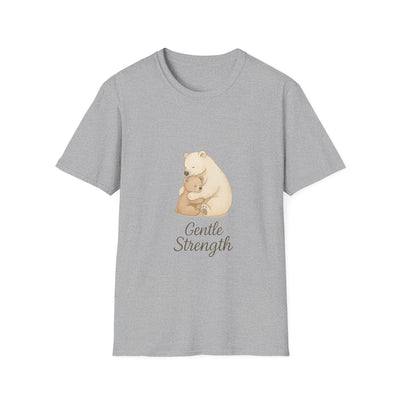 Gentle Strength Bear T-Shirt - Soft Unisex Tee, Comfort Wear