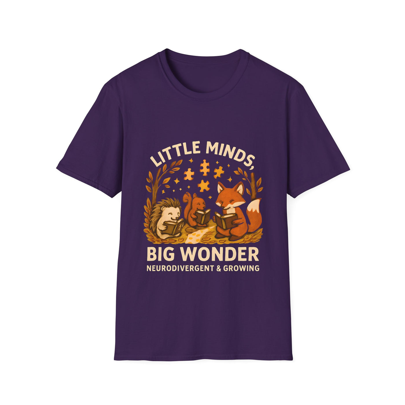 Little Minds, Big Wonders, Neurodivergent T-Shirt - Soft Unisex Tee