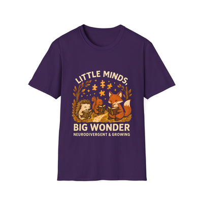 Little Minds, Big Wonders, Neurodivergent T-Shirt - Soft Unisex Tee