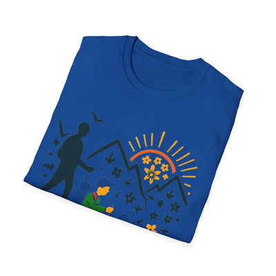 Father And Child Hiking T-Shirt - Soft Unisex Tee