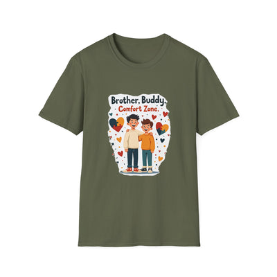 Brother, Buddy, Comfort Zone T-Shirt - Soft Casual Tee
